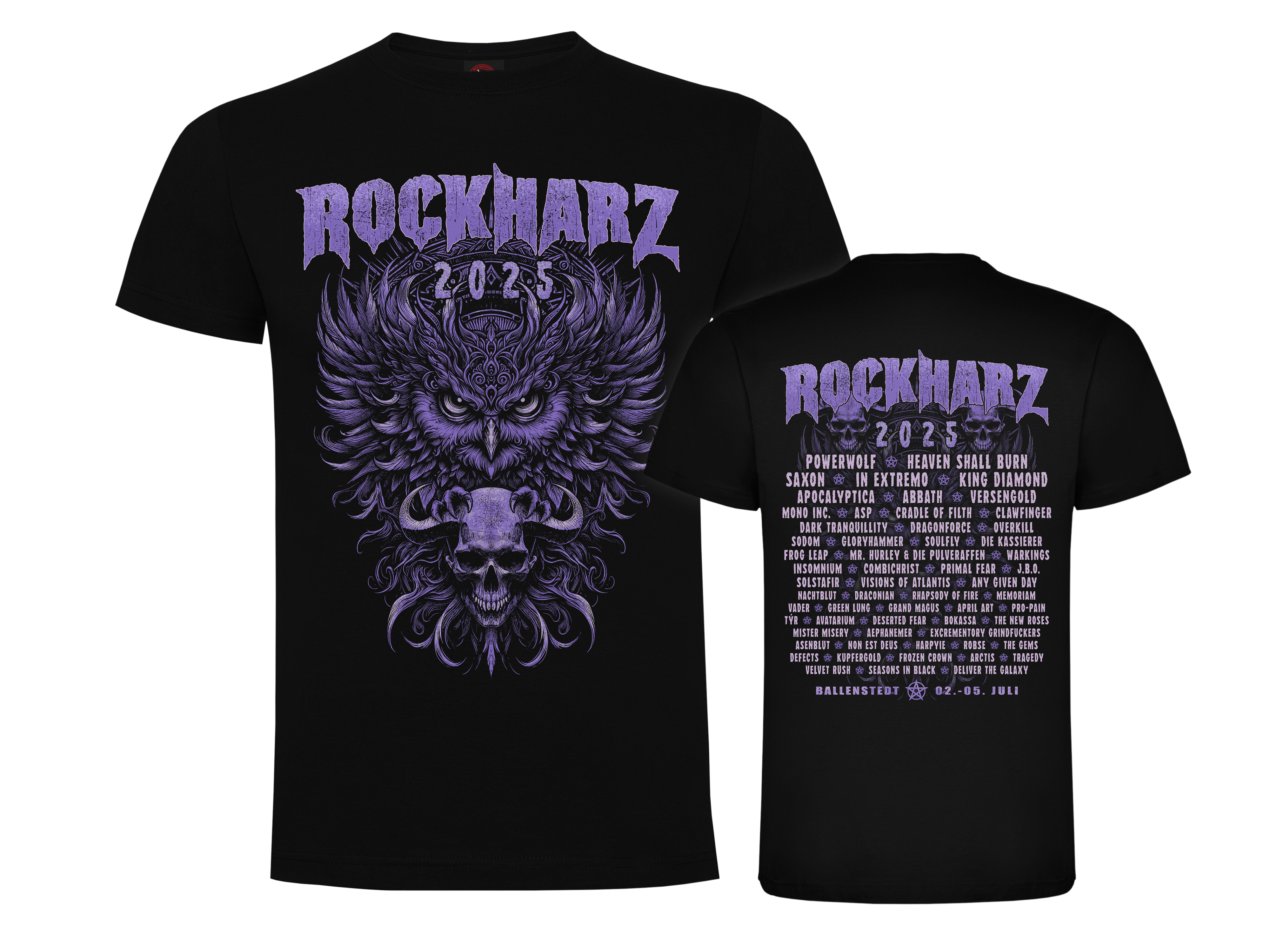 ROCKHARZ 2025 "THE KING OWL" SHIRT