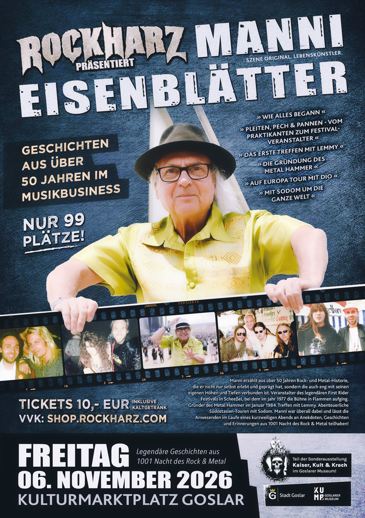 EIN ABEND MIT MANNI EISENBLÄTTER - TICKET