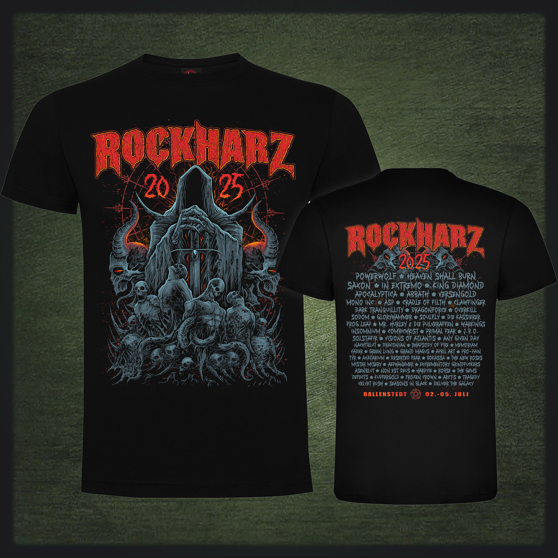 ROCKHARZ 2025 "KING OF HELL" SHIRT