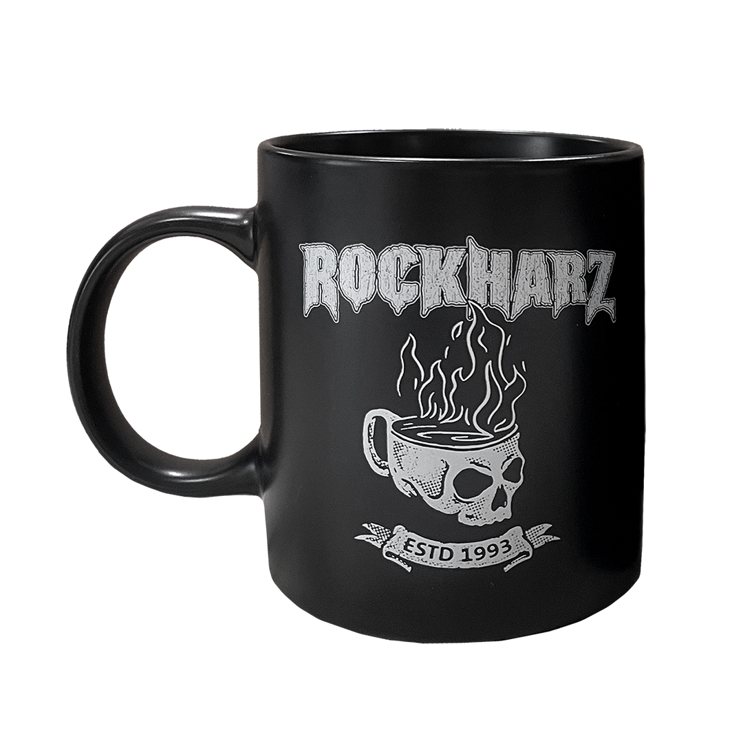 ROCKHARZ KAFFEEBECHER "ESTD 1993" ROCKHARZ KAFFEEBECHER "ESTD 1993"