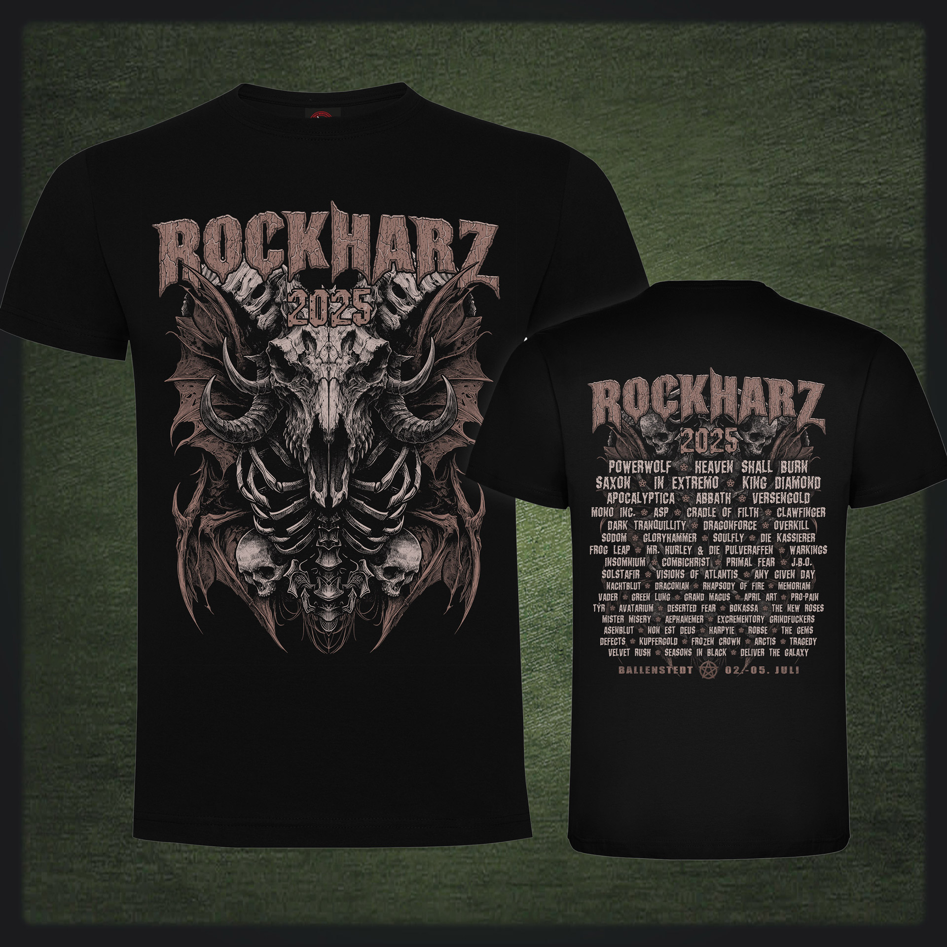 ROCKHARZ 2025 "THE GOAT" SHIRT