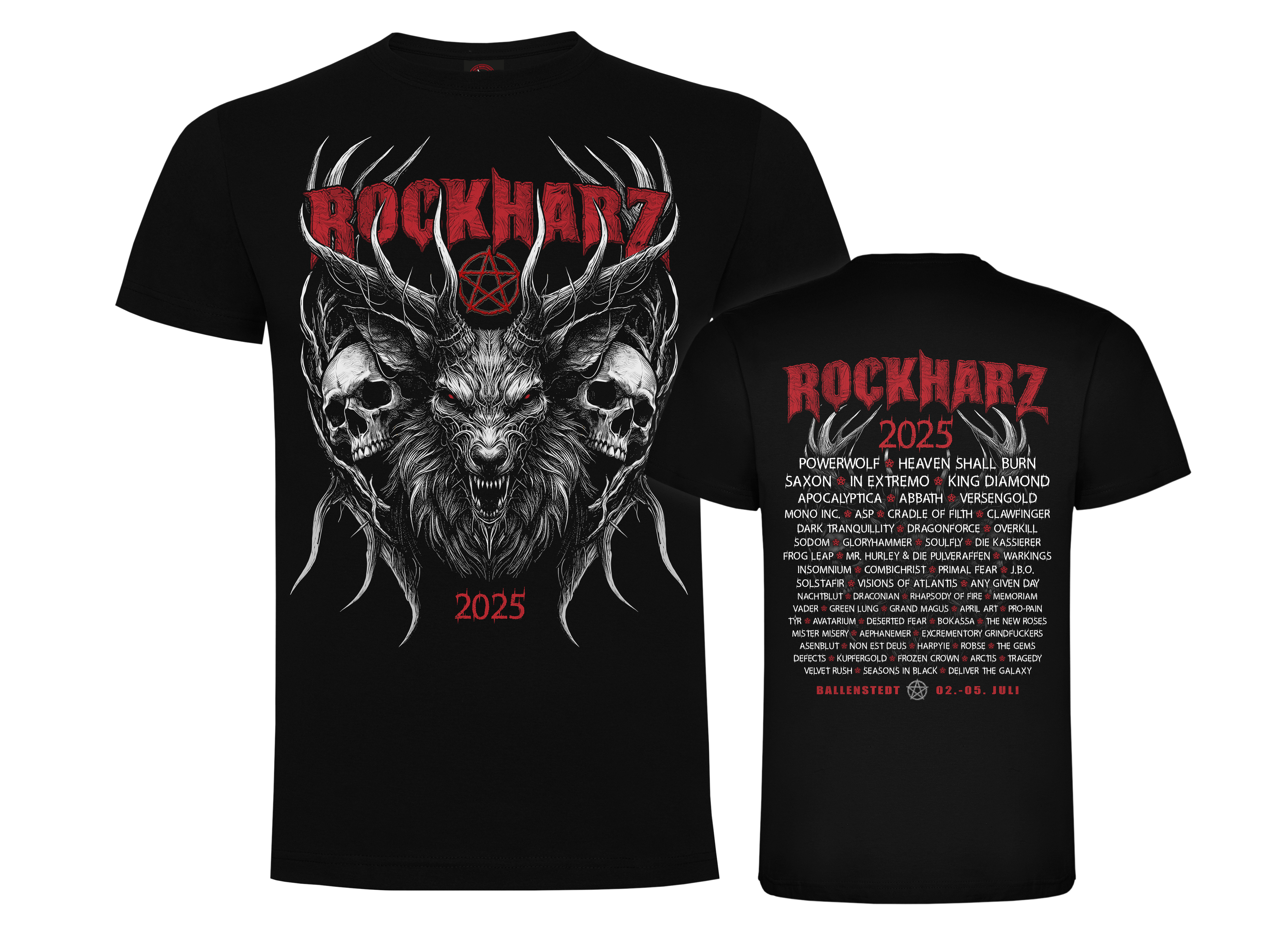 ROCKHARZ 2025 "EVIL DEER" SHIRT