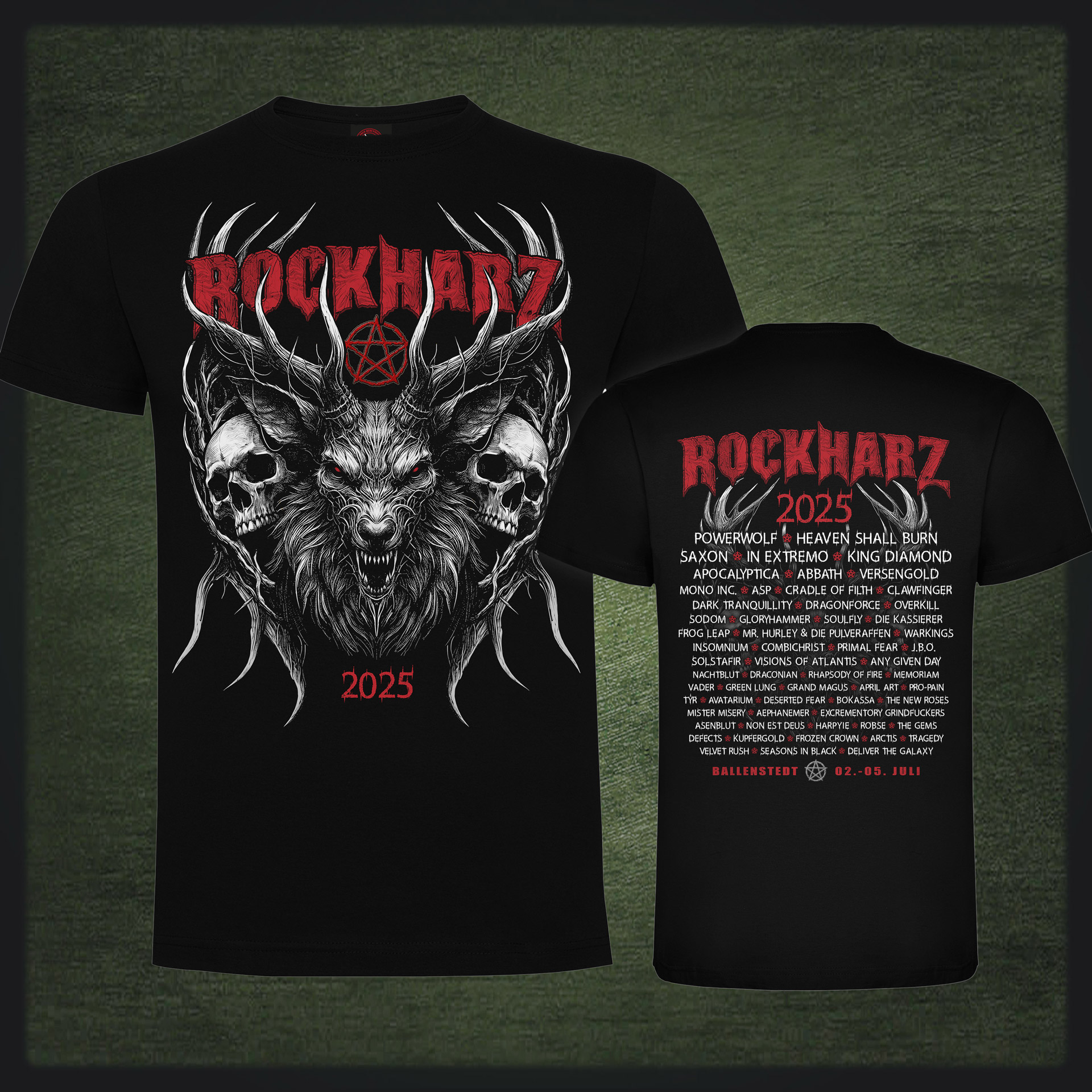 ROCKHARZ 2025 "EVIL DEER" SHIRT