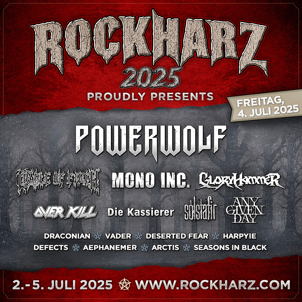 ROCKHARZ 2025 - Tagesticket Freitag (E-Ticket)