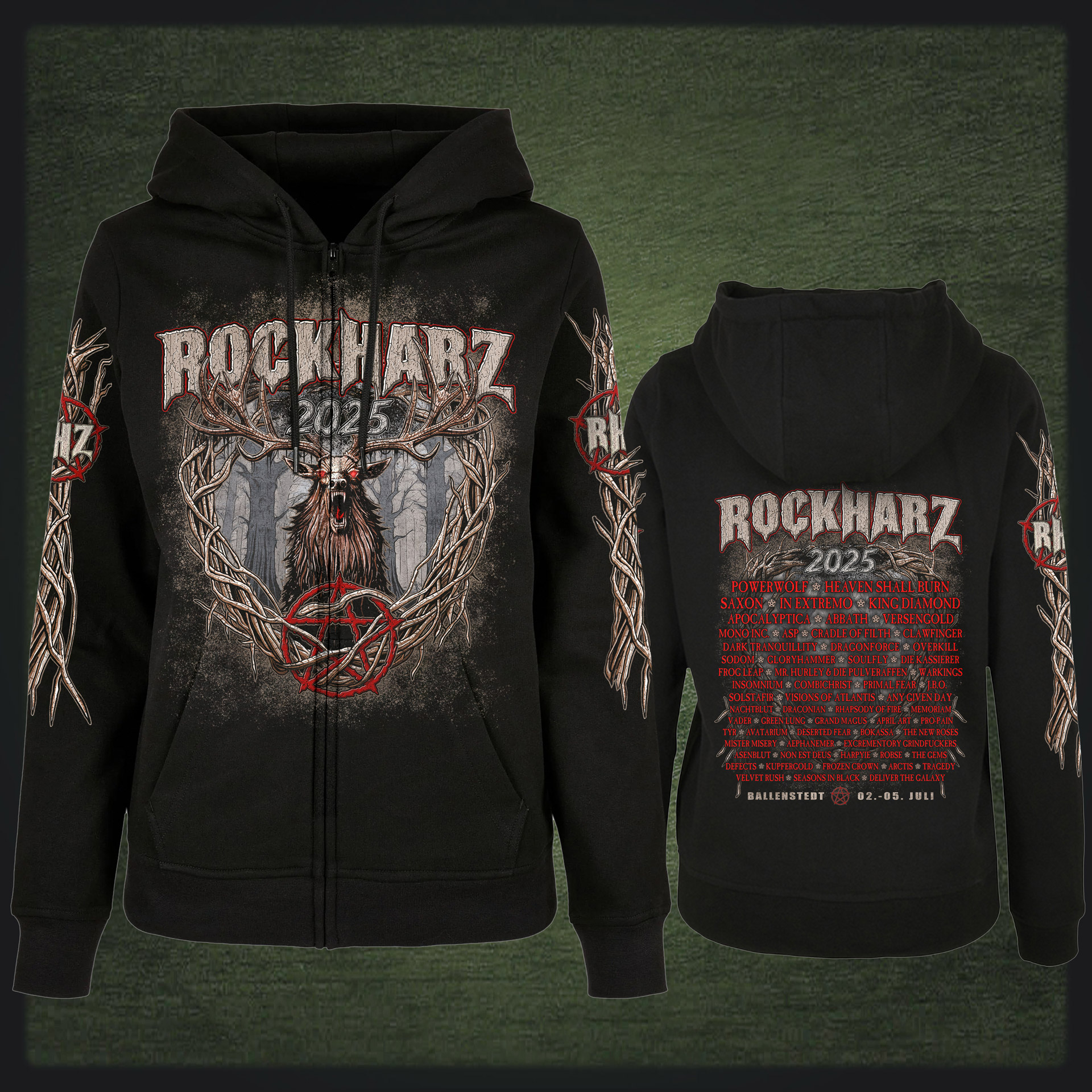 ROCKHARZ 2025 "RHZ MAIN" GIRLIE ZIPPER