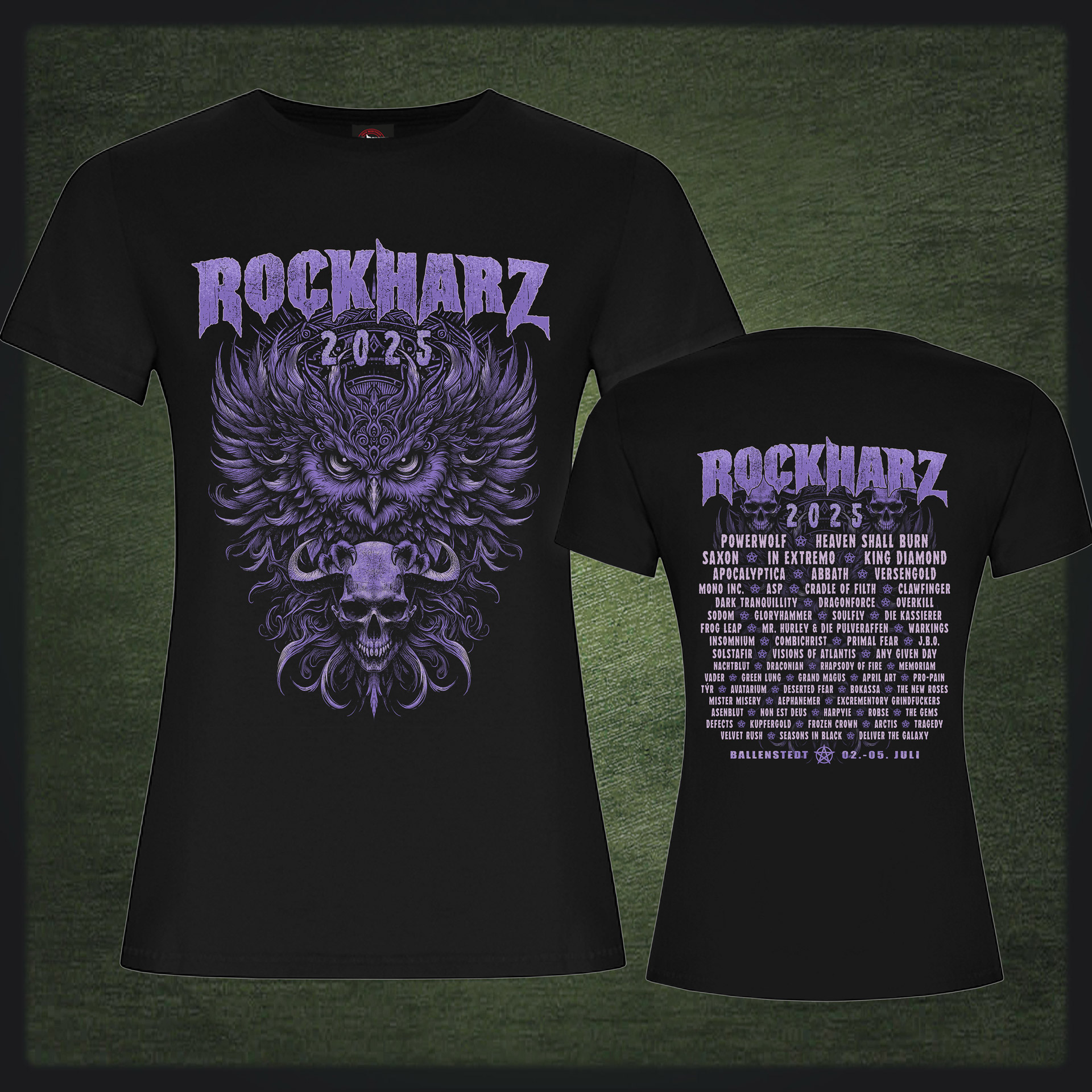 ROCKHARZ 2025 "THE KING OWL" GIRLIE