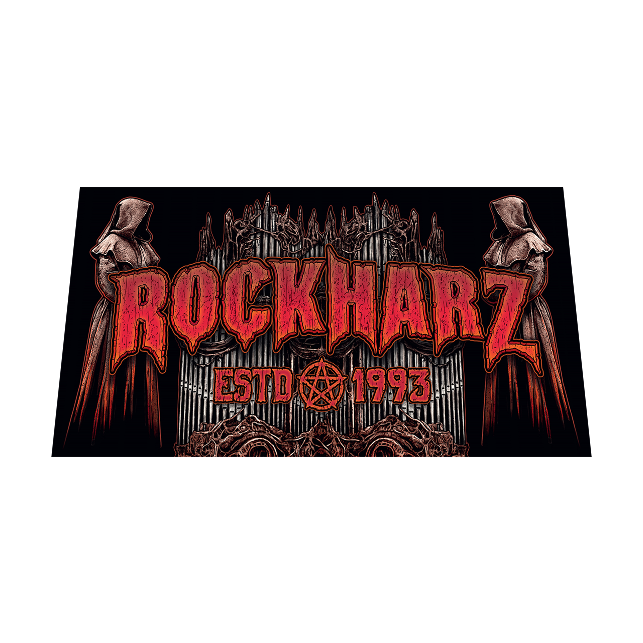 ROCKHARZ BADEHANDTUCH "ESTD 1993"