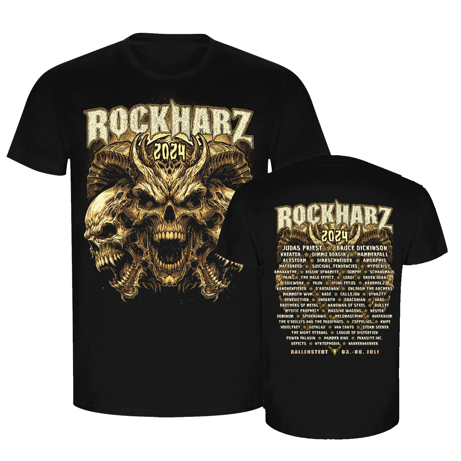 ROCKHARZ 2024 "THE SKULLS" SHIRT