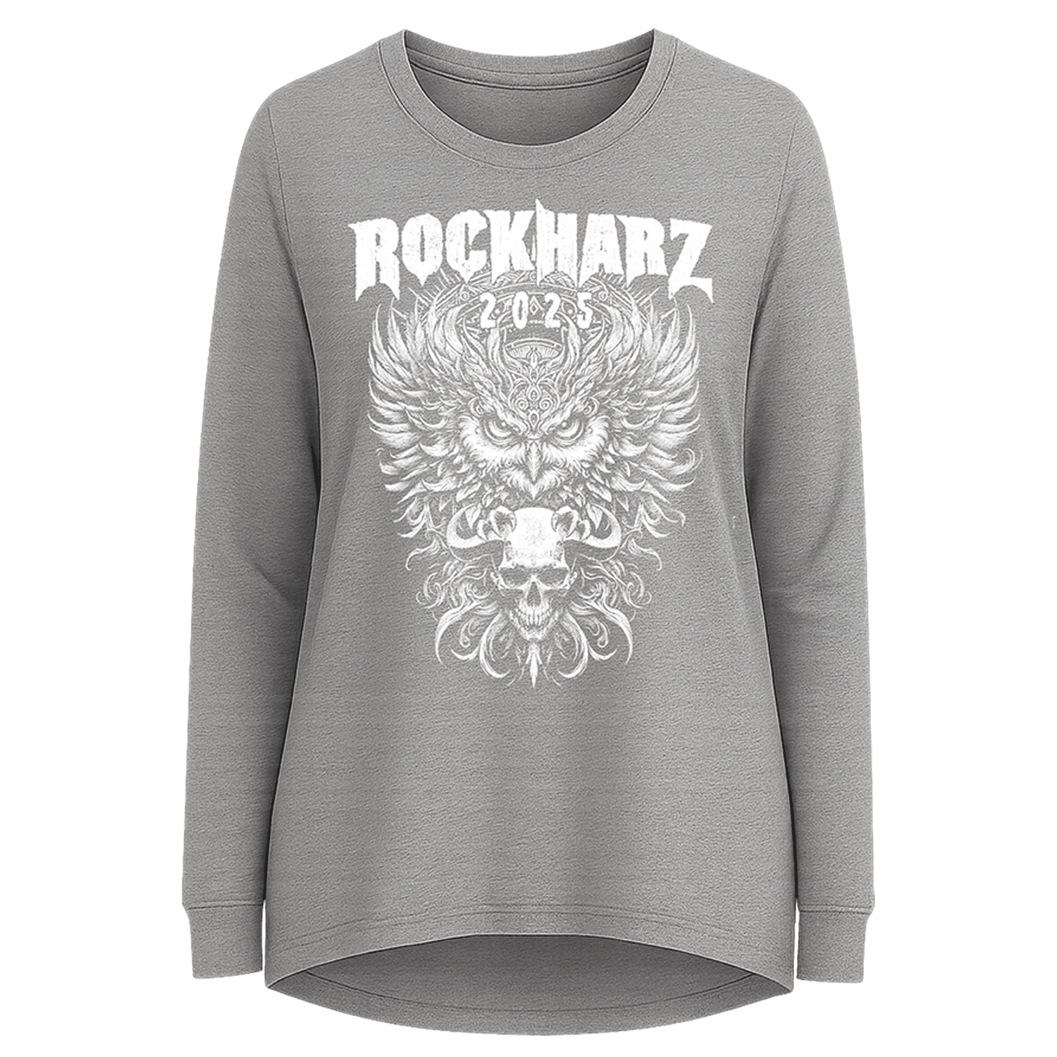ROCKHARZ 2025 "THE KING OWL SPECIAL" DAMEN LONGSLEEVE
