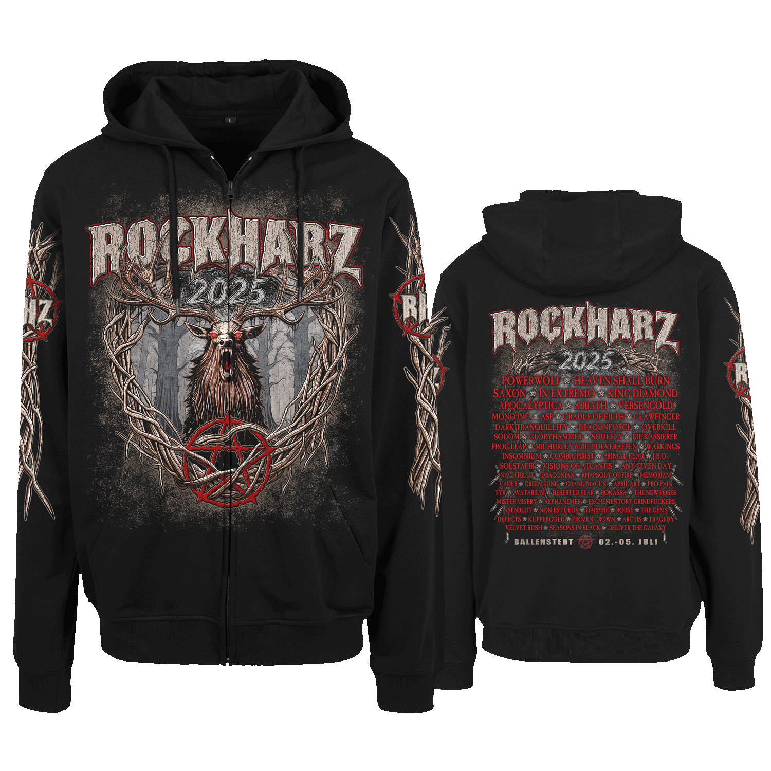 ROCKHARZ 2025 "RHZ MAIN" ZIPPER