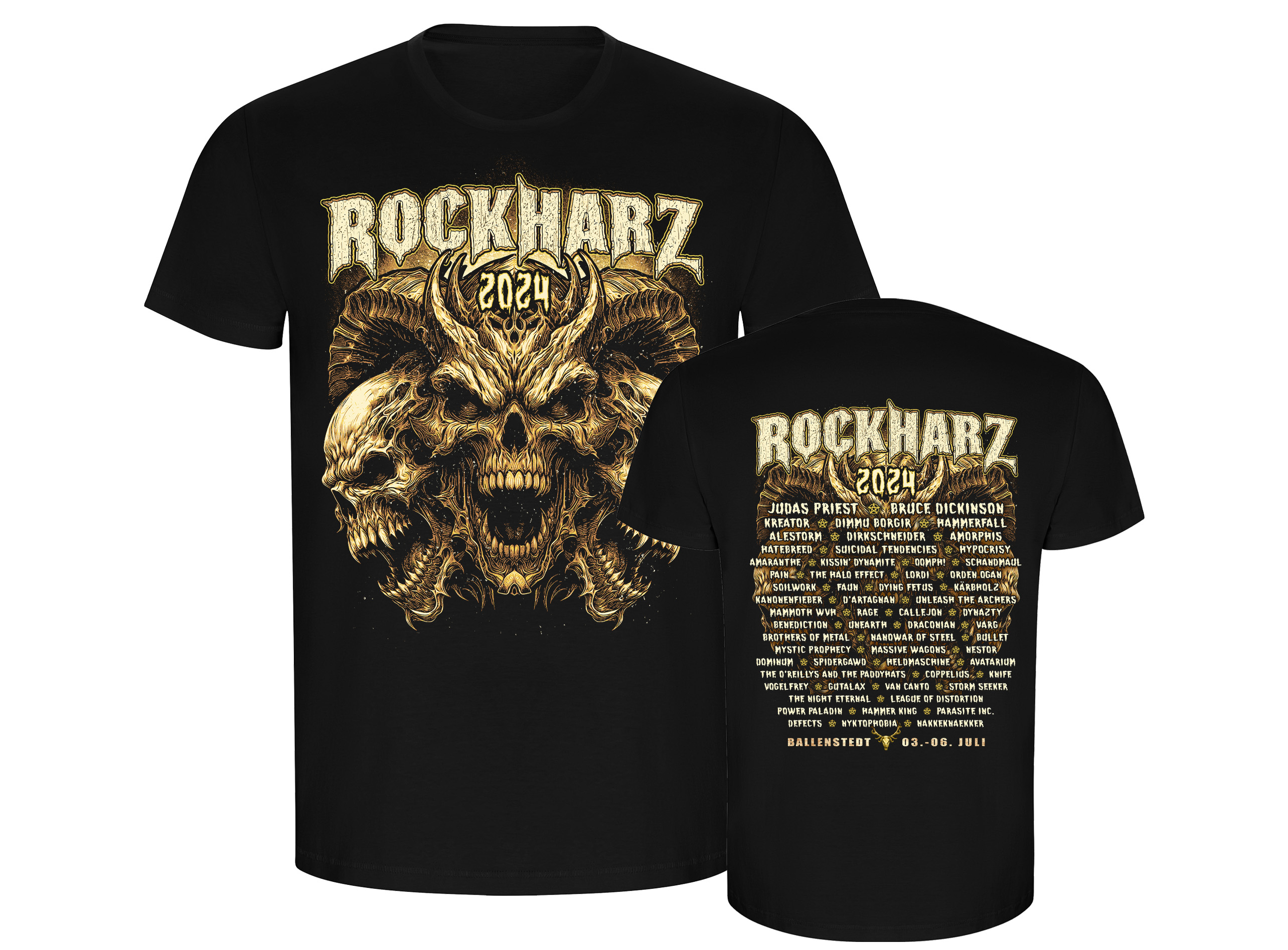 ROCKHARZ 2024 "THE SKULLS" SHIRT