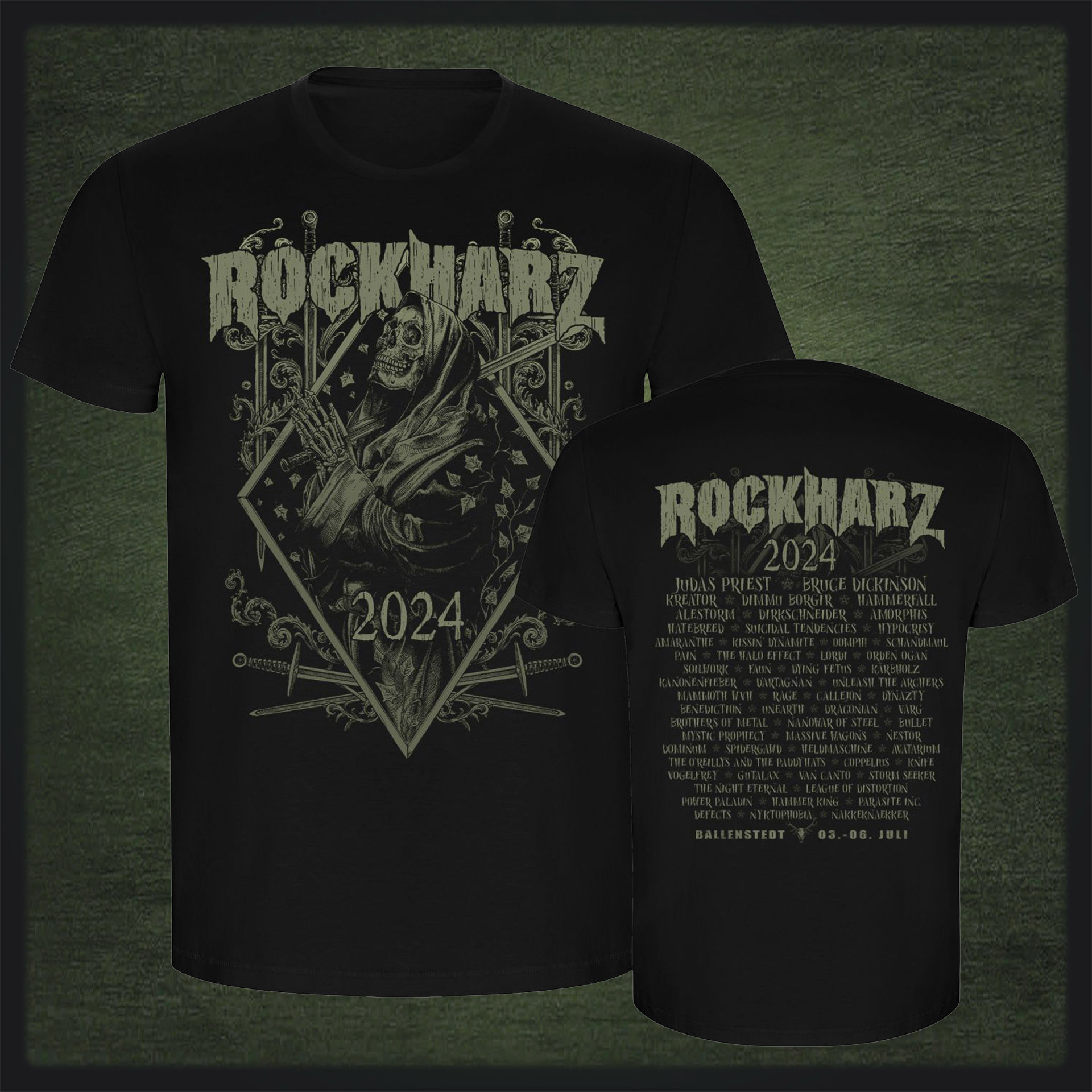 ROCKHARZ 2024 "SWORDS" SHIRT ROCKHARZ 2024 "SWORDS" SHIRT
