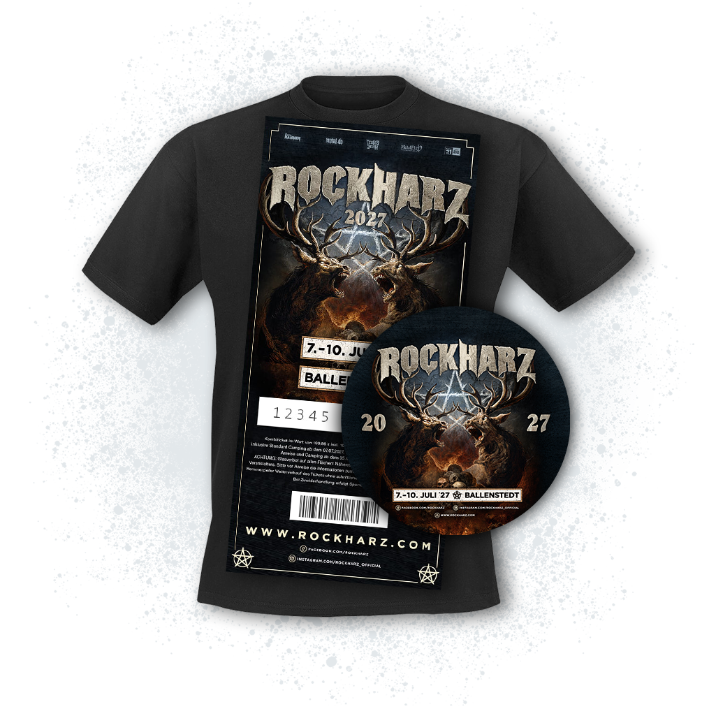 ROCKHARZ 2027 Frühbucherpackage (inkl. T-Shirt)