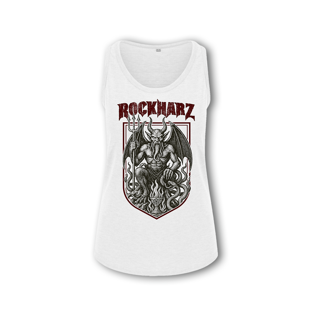 ROCKHARZ 2026 "SATAN WHITE" TANKTOP