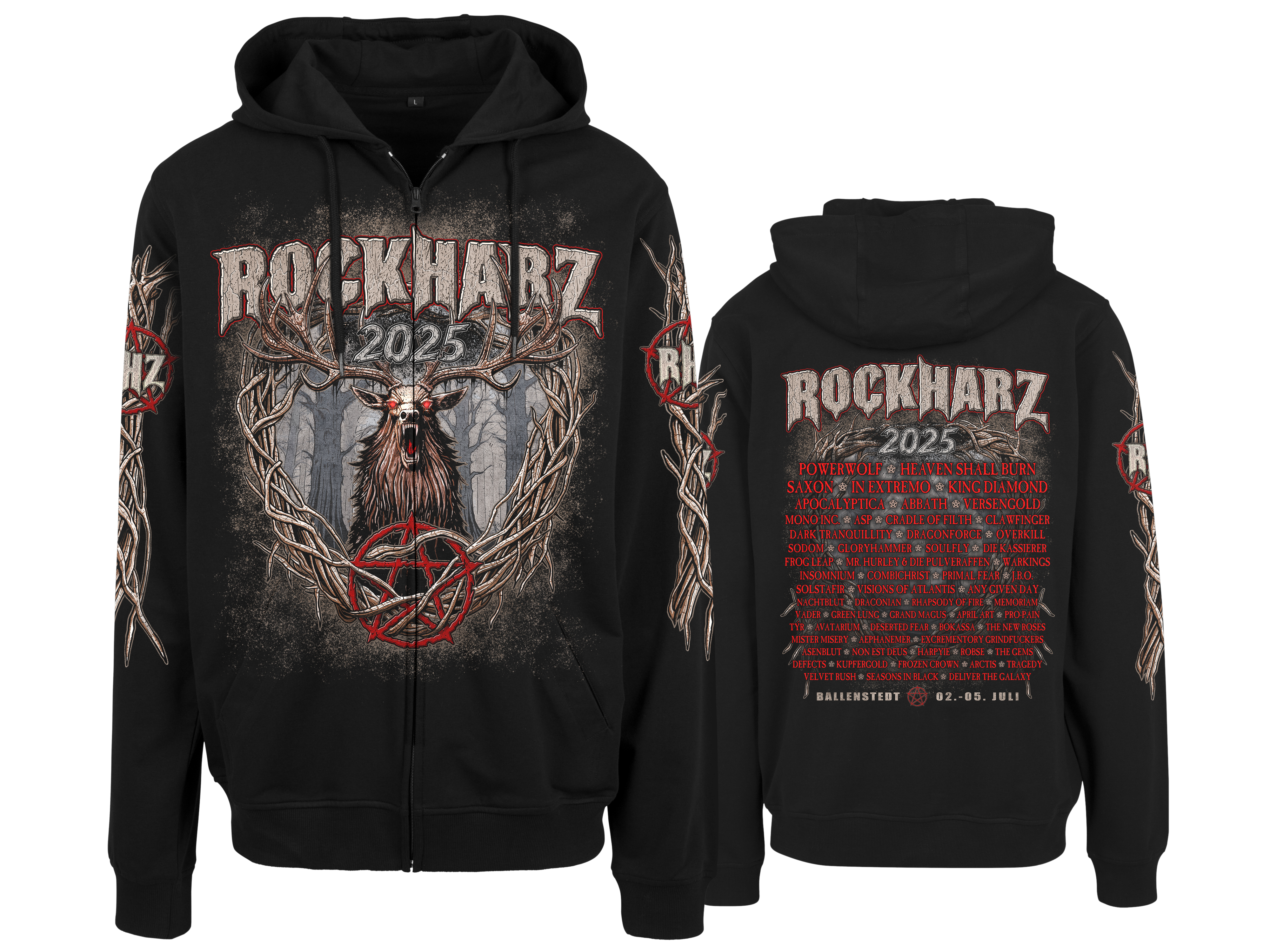 ROCKHARZ 2025 "RHZ MAIN" ZIPPER