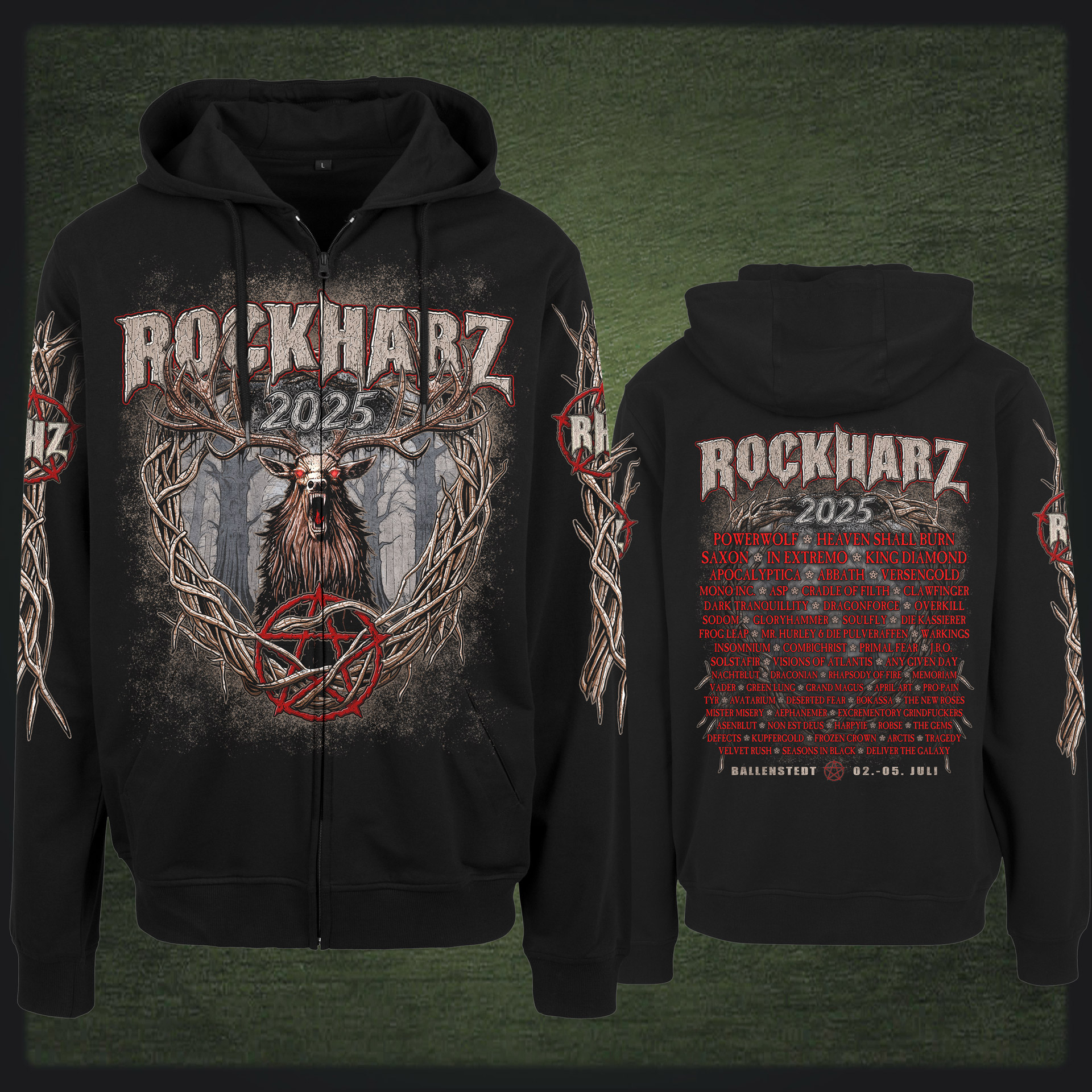 ROCKHARZ 2025 "RHZ MAIN" ZIPPER