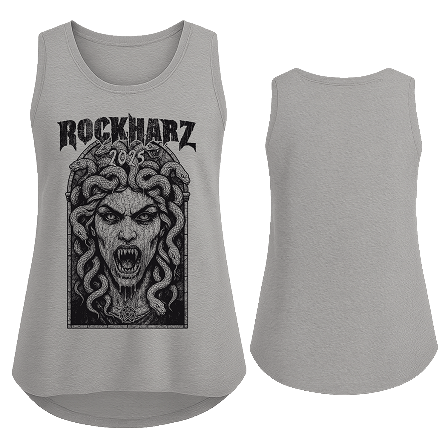 ROCKHARZ 2025 "MEDUSA SPECIAL GREY" TANKTOP