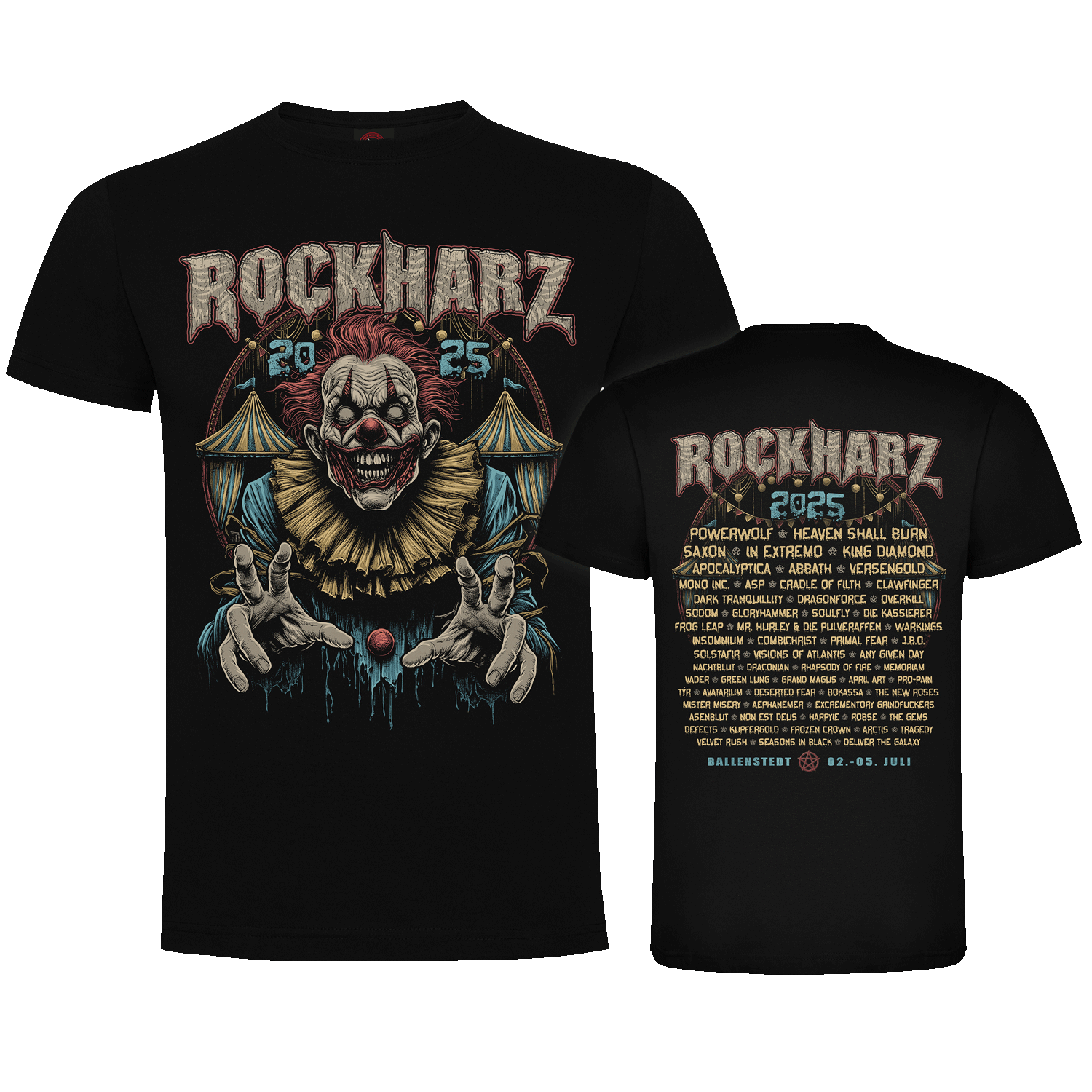 ROCKHARZ 2025 "BAD CLOWN" SHIRT