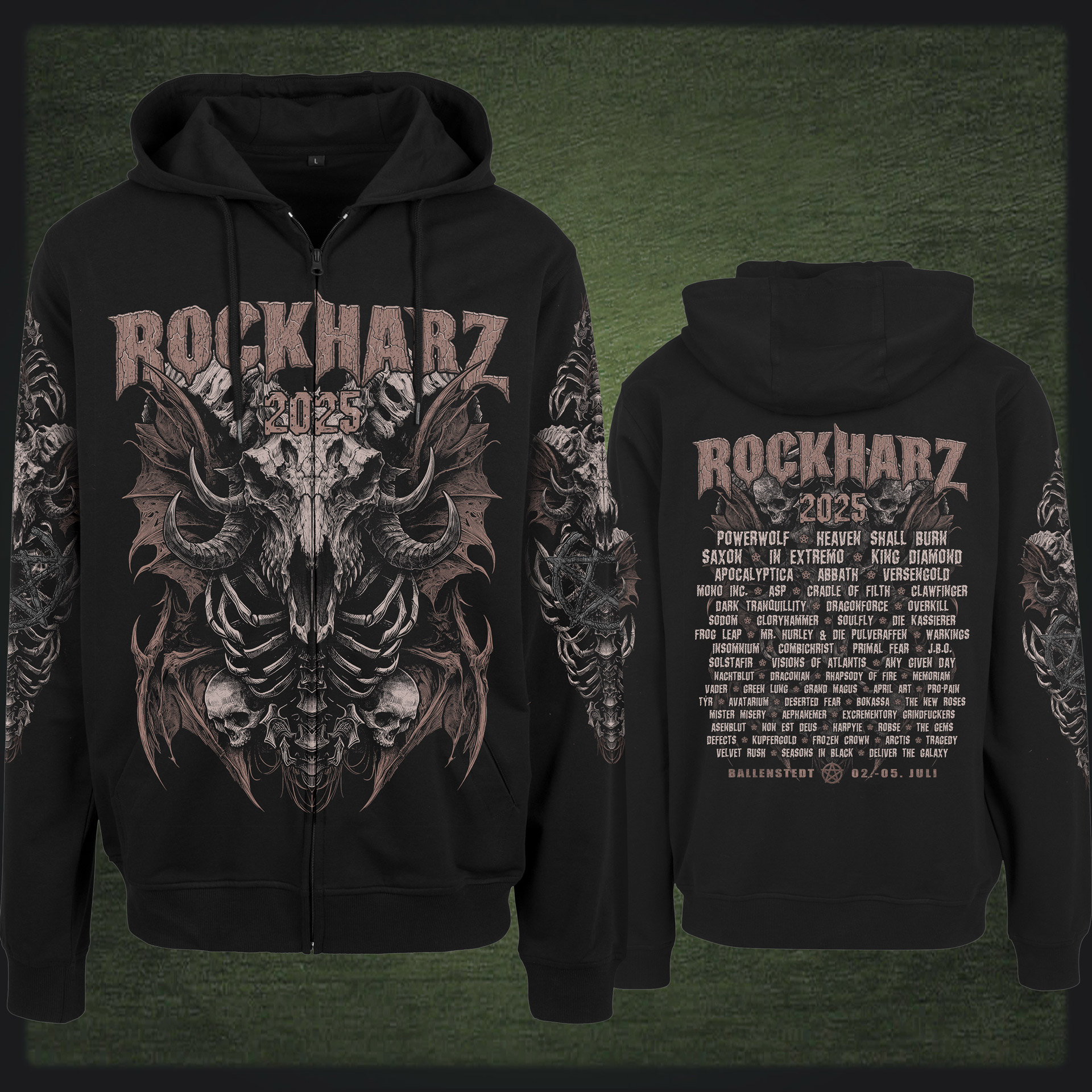 ROCKHARZ 2025 "THE GOAT" ZIPPER