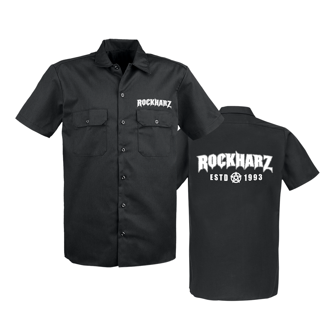 ROCKHARZ WORKERHEMD "BLACK EDITION"