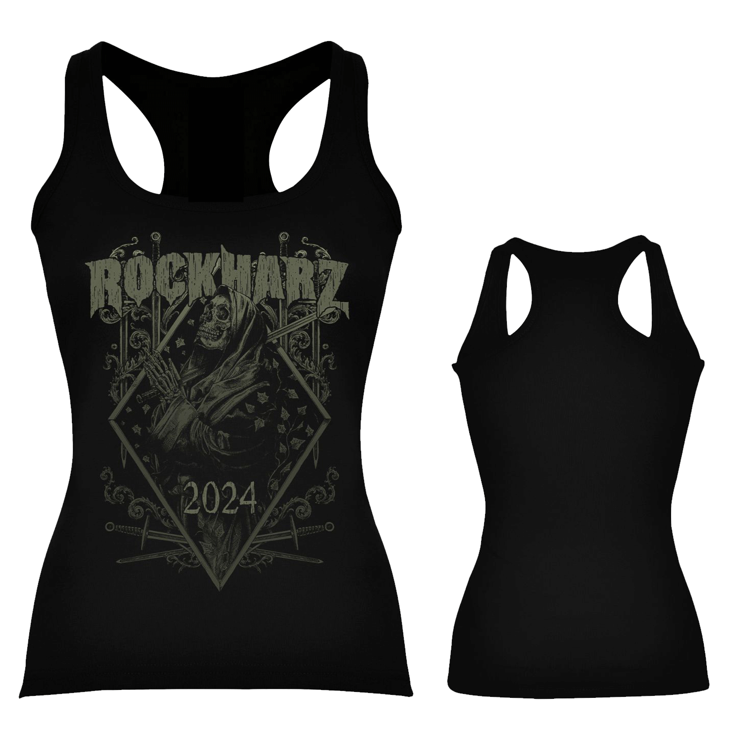 ROCKHARZ 2024 "SWORDS" TANK TOP