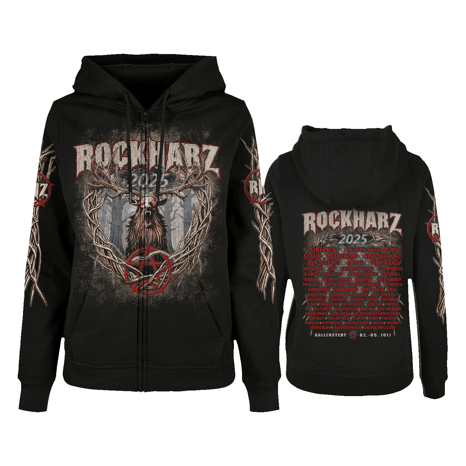 ROCKHARZ 2025 "RHZ MAIN" GIRLIE ZIPPER