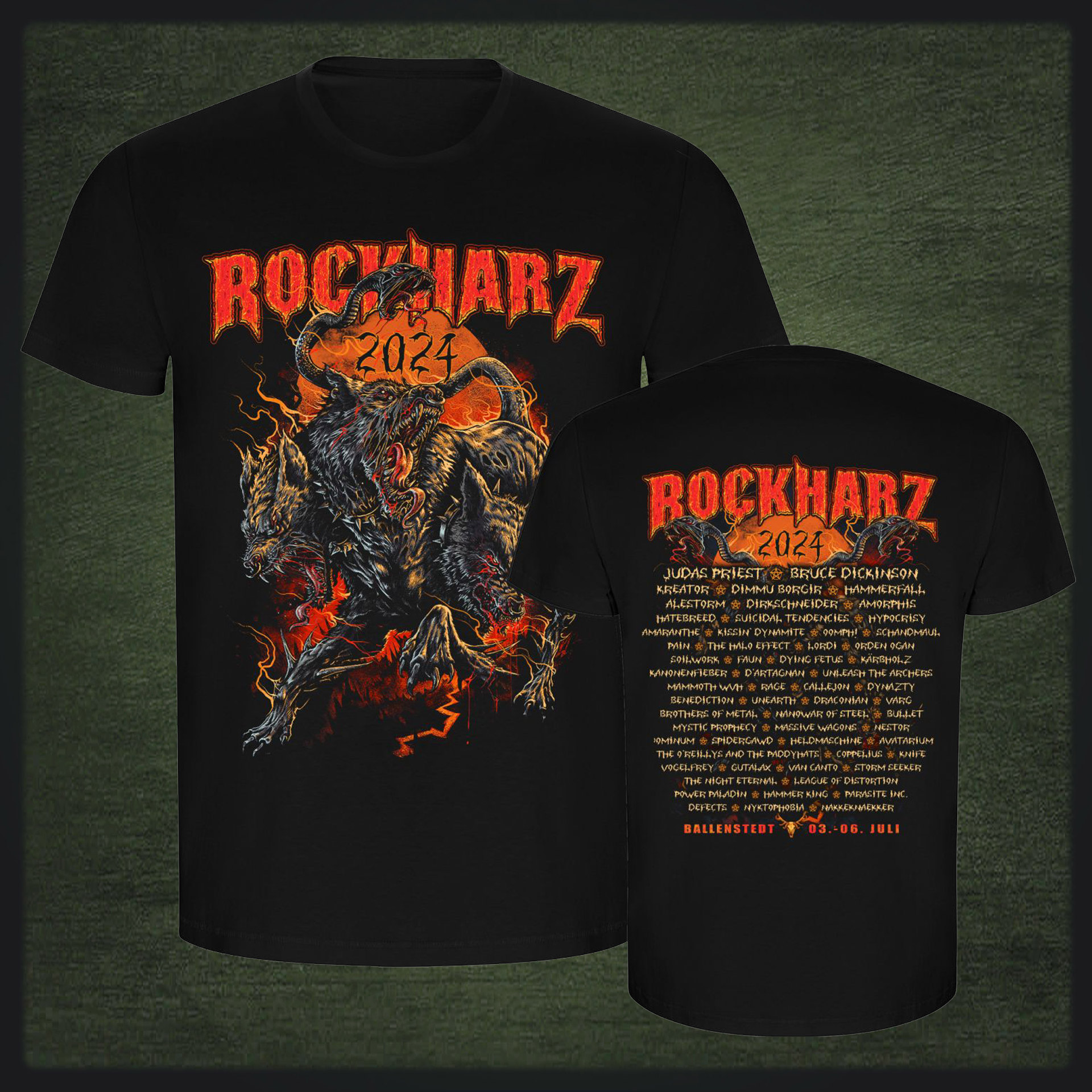 ROCKHARZ 2024 "HELLHOUND" SHIRT ROCKHARZ 2024 "HELLHOUND" SHIRT