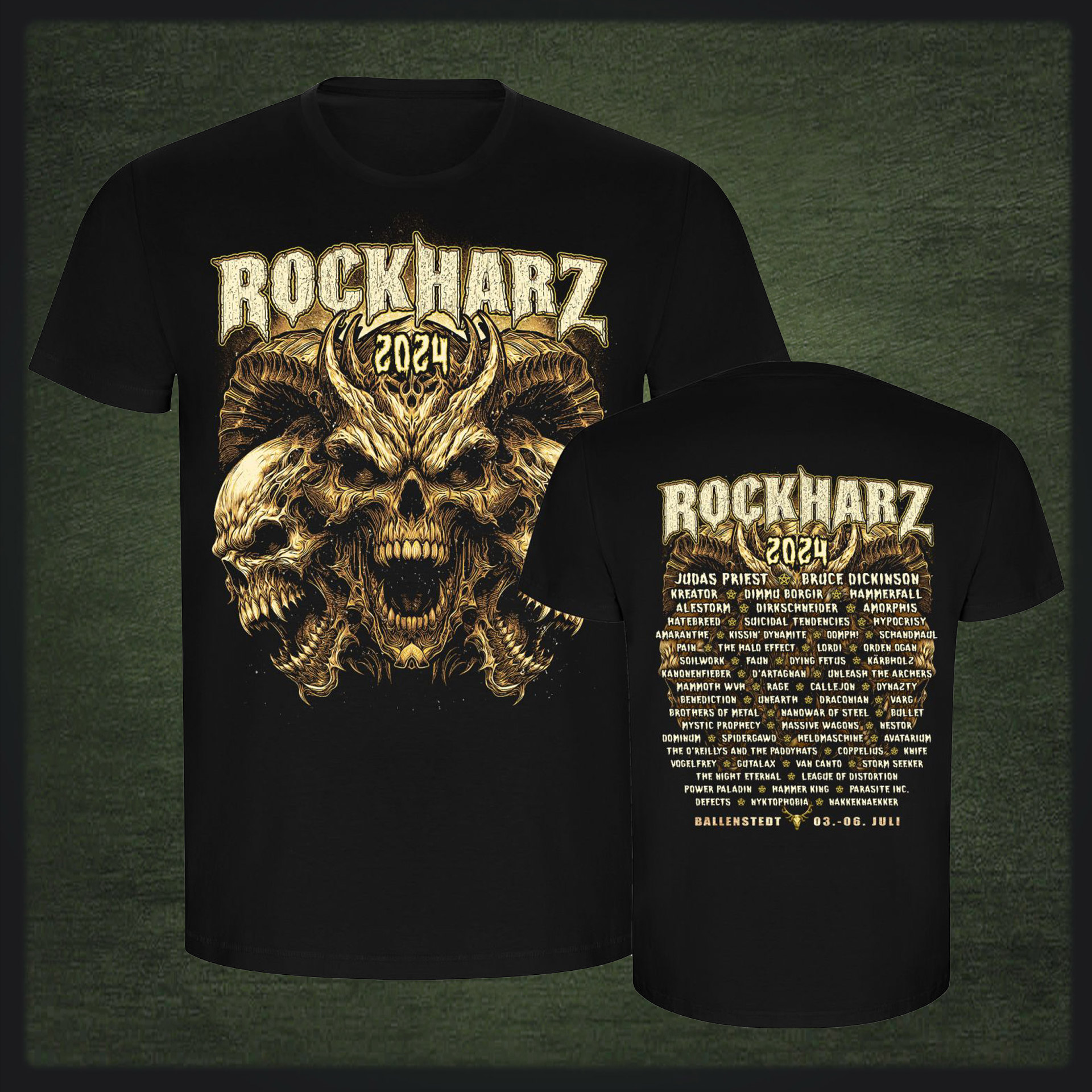 ROCKHARZ 2024 "THE SKULLS" SHIRT ROCKHARZ 2024 "THE SKULLS" SHIRT