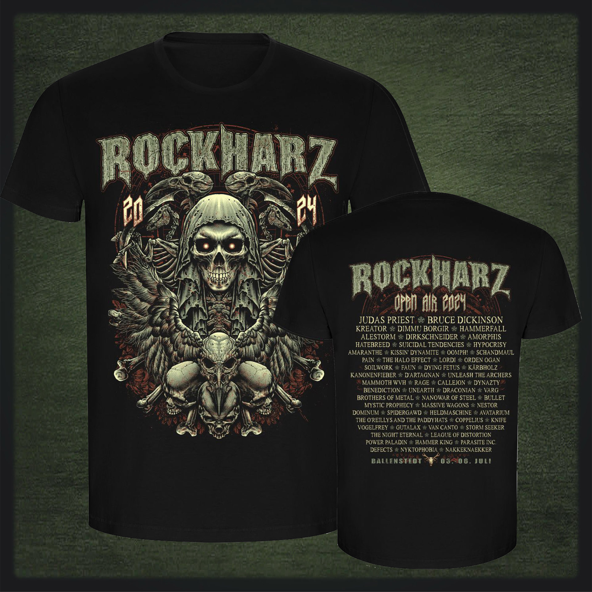 ROCKHARZ 2024 "DEATH" SHIRT ROCKHARZ 2024 "DEATH" SHIRT