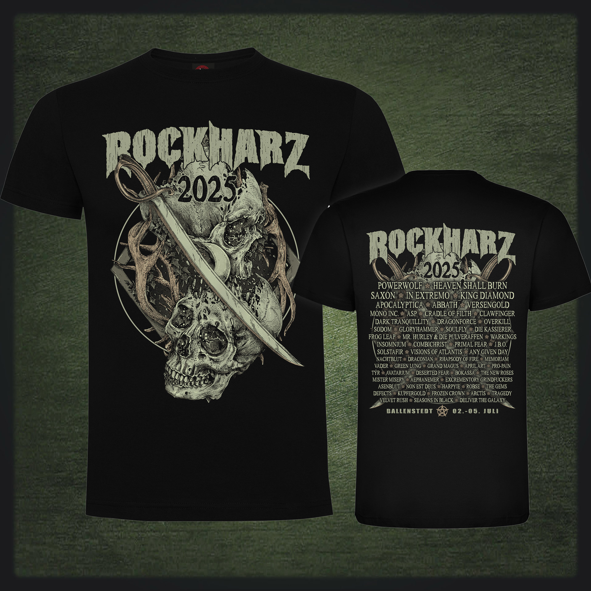 ROCKHARZ 2025 "DAGGER" SHIRT