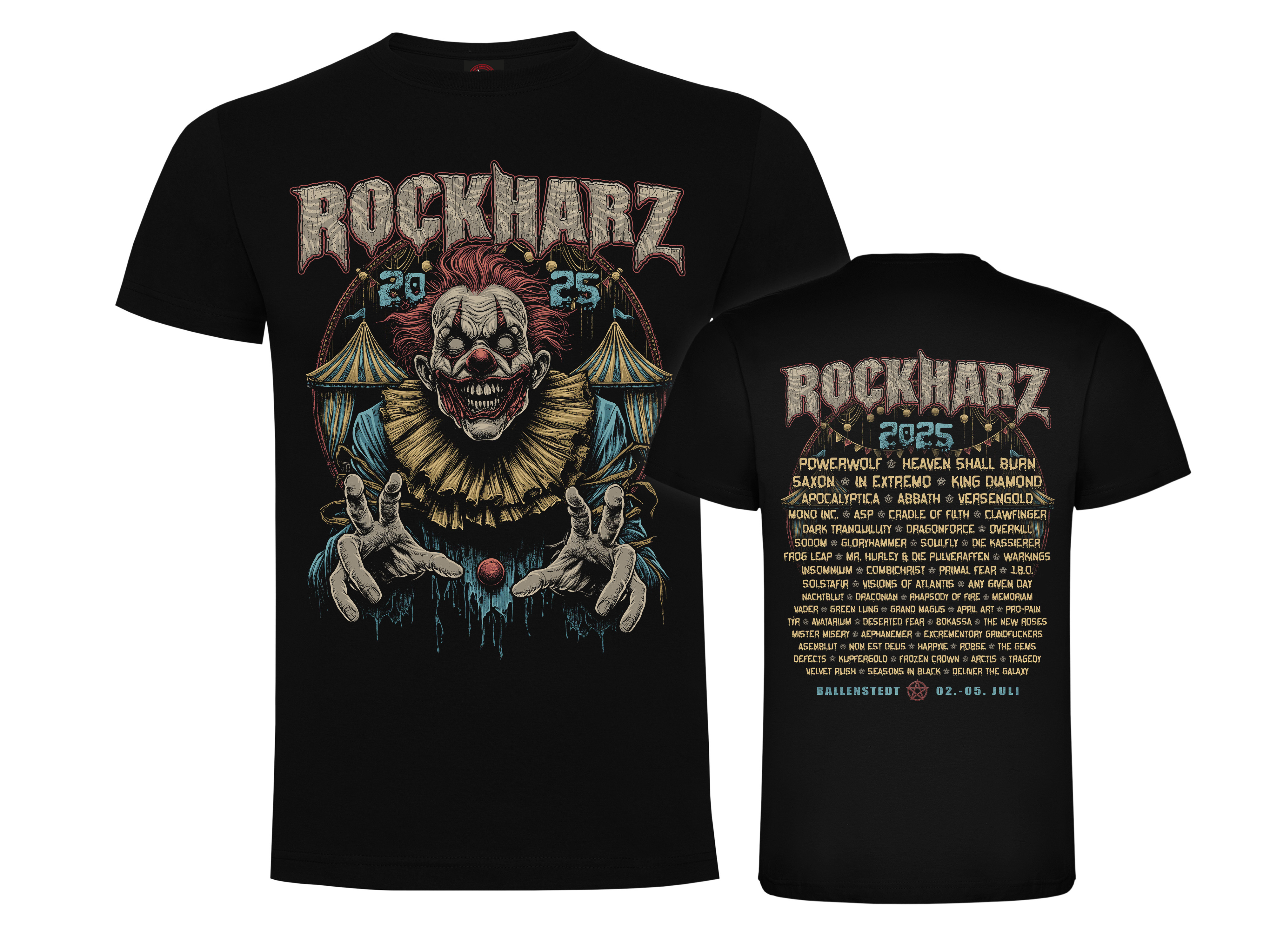 ROCKHARZ 2025 "BAD CLOWN" SHIRT