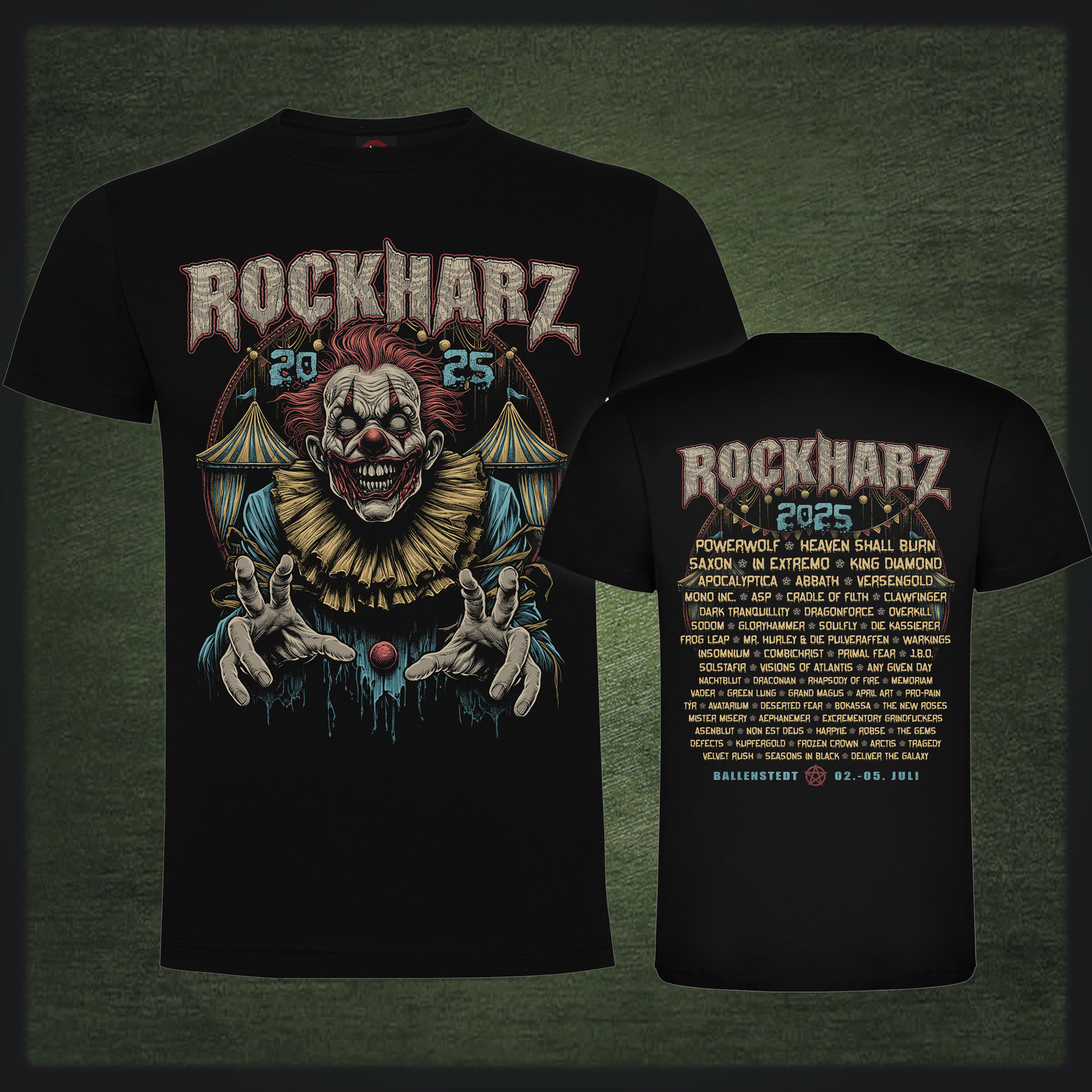 ROCKHARZ 2025 "BAD CLOWN" SHIRT